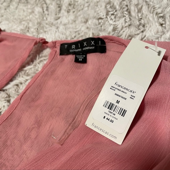 Francesca’s mauve wrap dress - Picture 2 of 3